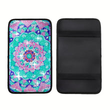 Load image into Gallery viewer, Mandala Diamond Painting Car Non-Slip Pad Diamond Painting Car Armrest Box Mat
