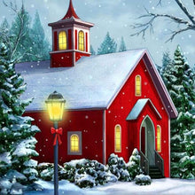 Load image into Gallery viewer, Diamond Painting - Full Round - christmas house (30*30CM)
