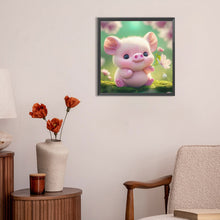 Load image into Gallery viewer, Diamond Painting - Full Round - Cute pig (30*30CM)
