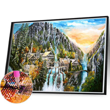 Load image into Gallery viewer, Diamond Painting - Full Round - landscape castle (60*40CM)
