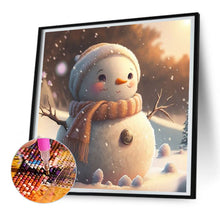 Load image into Gallery viewer, Diamond Painting - Full Round - snowman (30*30CM)
