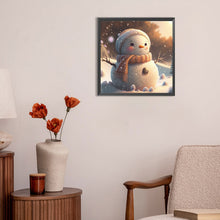 Load image into Gallery viewer, Diamond Painting - Full Round - snowman (30*30CM)
