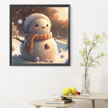 Load image into Gallery viewer, Diamond Painting - Full Round - snowman (30*30CM)
