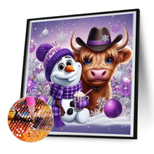 Load image into Gallery viewer, Diamond Painting - Full Round - snowman (30*30CM)
