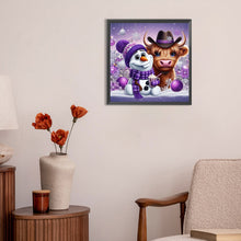 Load image into Gallery viewer, Diamond Painting - Full Round - snowman (30*30CM)
