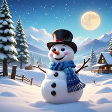 Load image into Gallery viewer, Diamond Painting - Full Round - snowman (30*30CM)
