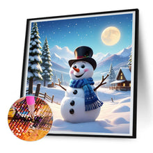 Load image into Gallery viewer, Diamond Painting - Full Round - snowman (30*30CM)
