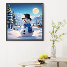 Load image into Gallery viewer, Diamond Painting - Full Round - snowman (30*30CM)
