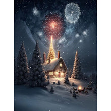Load image into Gallery viewer, Diamond Painting - Full Square - Christmas snow scene (30*40CM)
