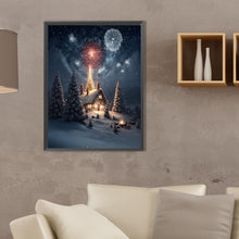 Load image into Gallery viewer, Diamond Painting - Full Square - Christmas snow scene (30*40CM)
