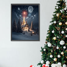 Load image into Gallery viewer, Diamond Painting - Full Square - Christmas snow scene (30*40CM)

