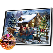 Load image into Gallery viewer, Diamond Painting - Full Square - snow scene (50*40CM)
