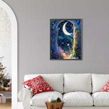 Load image into Gallery viewer, AB Diamond Painting - Full Round - flower moonlight (30*40CM)
