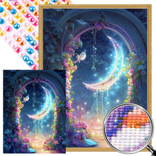 Load image into Gallery viewer, AB Diamond Painting - Full Round - flower moonlight (30*40CM)
