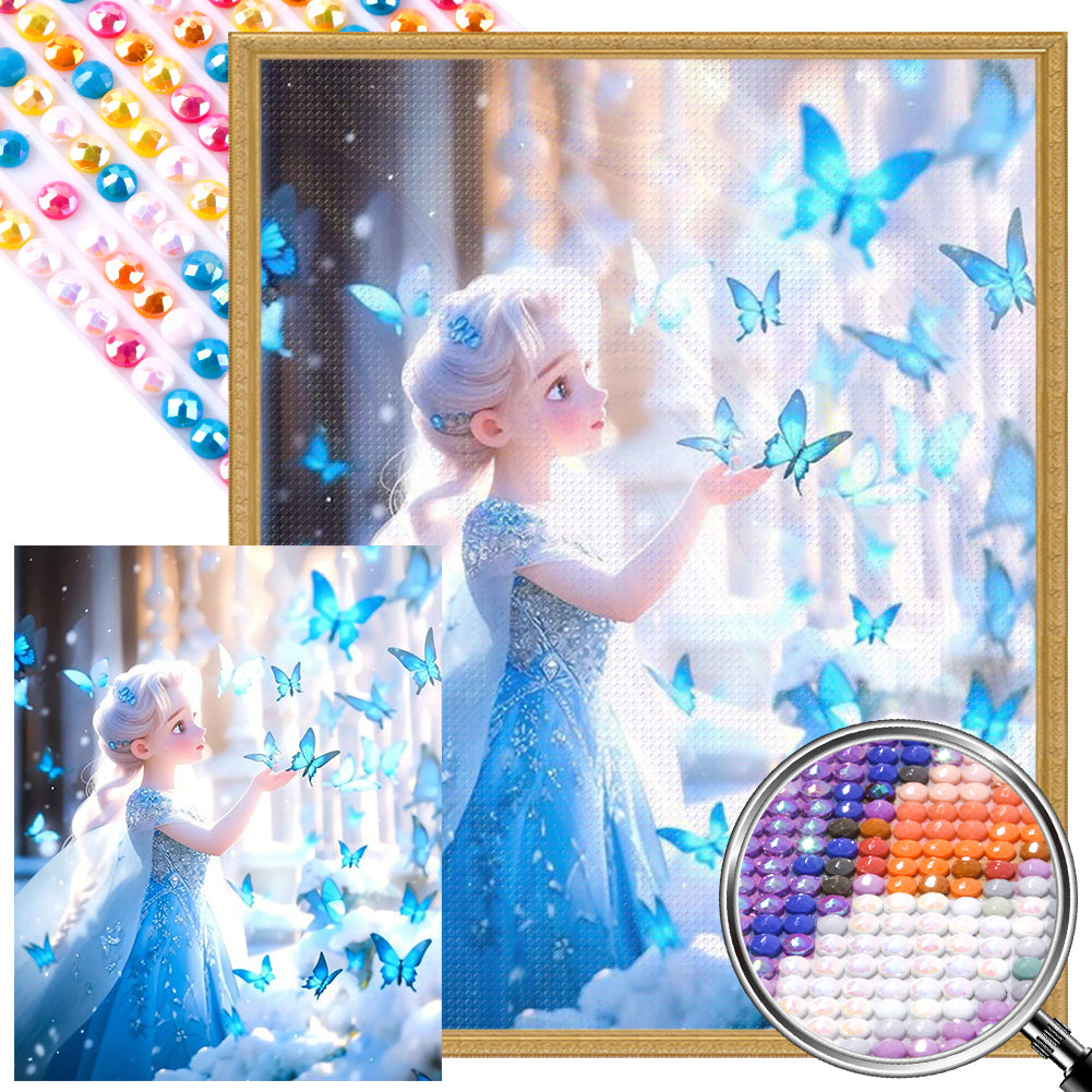 AB Diamond Painting - Full Round - Disney Princess-Frozen (40*50CM)