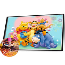 Load image into Gallery viewer, Diamond Painting - Full Round - winnie the pooh and friends (40*30CM)
