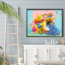 Load image into Gallery viewer, Diamond Painting - Full Round - winnie the pooh and friends (40*30CM)
