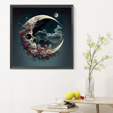 Load image into Gallery viewer, Diamond Painting - Full Round - Moon Skeleton (30*30CM)
