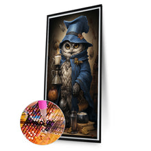 Load image into Gallery viewer, AB Diamond Painting - Full Round - Candlestick with owl (40*70CM)

