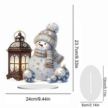 Load image into Gallery viewer, Xmas Snowman Round+Special Shape Diamond Painting Desktop Decor for Office Decor
