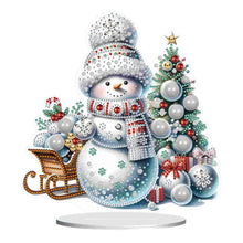 Load image into Gallery viewer, Xmas Snowman Round+Special Shape Diamond Painting Desktop Decor for Office Decor
