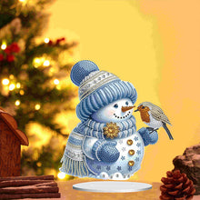 Load image into Gallery viewer, Xmas Snowman Round+Special Shape Diamond Painting Desktop Decor for Office Decor
