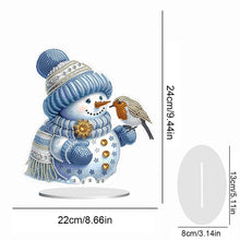 Load image into Gallery viewer, Xmas Snowman Round+Special Shape Diamond Painting Desktop Decor for Office Decor
