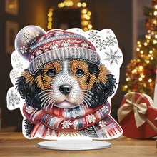 Load image into Gallery viewer, Winter Dog DIY Diamond Painting Tabletop Ornaments Kit for Office Desktop Decor
