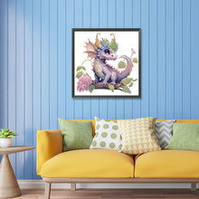 Load image into Gallery viewer, Diamond Painting - Partial Special Shaped - purple dragon (30*30CM)
