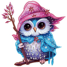 Load image into Gallery viewer, Diamond Painting - Partial Special Shaped - magic owl (30*30CM)

