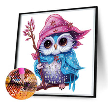 Load image into Gallery viewer, Diamond Painting - Partial Special Shaped - magic owl (30*30CM)
