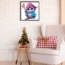 Load image into Gallery viewer, Diamond Painting - Partial Special Shaped - magic owl (30*30CM)
