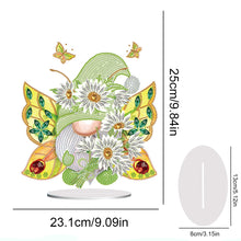 Load image into Gallery viewer, Butterfly Gnome Diamond Painting Desktop Ornaments Kit for Office Desktop Decor
