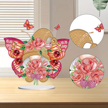 Load image into Gallery viewer, Butterfly Gnome Diamond Painting Desktop Ornaments Kit for Office Desktop Decor
