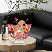 Load image into Gallery viewer, Butterfly Gnome Diamond Painting Desktop Ornaments Kit for Office Desktop Decor
