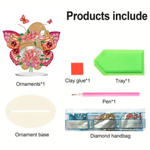 Load image into Gallery viewer, Butterfly Gnome Diamond Painting Desktop Ornaments Kit for Office Desktop Decor
