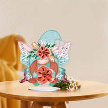 Load image into Gallery viewer, Butterfly Gnome Diamond Painting Desktop Ornaments Kit for Office Desktop Decor
