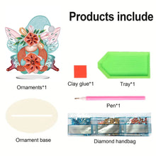 Load image into Gallery viewer, Butterfly Gnome Diamond Painting Desktop Ornaments Kit for Office Desktop Decor
