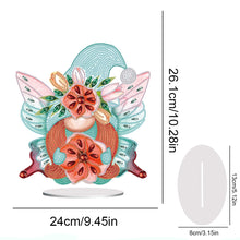 Load image into Gallery viewer, Butterfly Gnome Diamond Painting Desktop Ornaments Kit for Office Desktop Decor

