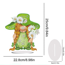 Load image into Gallery viewer, Garden Gnome DIY Diamond Painting Desktop Ornaments Kit for Office Desktop Decor
