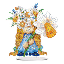 Load image into Gallery viewer, Garden Gnome DIY Diamond Painting Desktop Ornaments Kit for Office Desktop Decor
