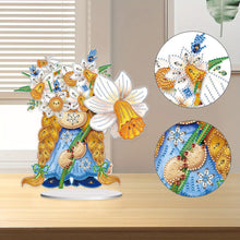 Load image into Gallery viewer, Garden Gnome DIY Diamond Painting Desktop Ornaments Kit for Office Desktop Decor
