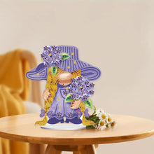 Load image into Gallery viewer, Garden Gnome DIY Diamond Painting Desktop Ornaments Kit for Office Desktop Decor
