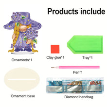 Load image into Gallery viewer, Garden Gnome DIY Diamond Painting Desktop Ornaments Kit for Office Desktop Decor
