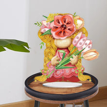 Load image into Gallery viewer, Garden Gnome DIY Diamond Painting Desktop Ornaments Kit for Office Desktop Decor
