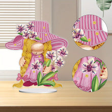 Load image into Gallery viewer, Garden Gnome DIY Diamond Painting Desktop Ornaments Kit for Office Desktop Decor
