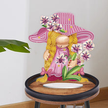 Load image into Gallery viewer, Garden Gnome DIY Diamond Painting Desktop Ornaments Kit for Office Desktop Decor
