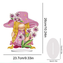 Load image into Gallery viewer, Garden Gnome DIY Diamond Painting Desktop Ornaments Kit for Office Desktop Decor
