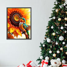 Load image into Gallery viewer, Diamond Painting - Full Round - Sunflowers and hummingbirds (30*40CM)
