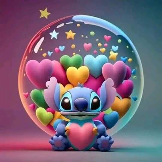 Diamond Painting - Full Round - Love Stitch (30*30CM)
